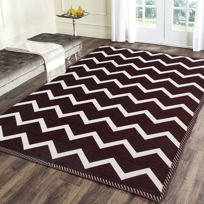 Azure Designs 5 ft  X 6 ft Chenille Carpet