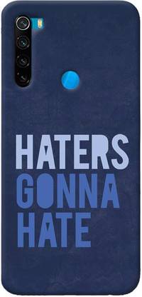 NDCOM Back Cover for Redmi Note 8 Haters Gonna Hate Attitude Quotes Printed