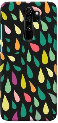 NDCOM Back Cover for Redmi Note 8 Pro Colourful Drop Shape Illustration Printed