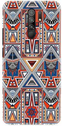 NDCOM Back Cover for Redmi 9 Prime Abstract Beautiful Printed