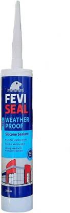 Pidilite FEVISEAL PRO Weather Proof Silicone Sealent ( 280 ml ) Each-Clear Crack Filler