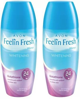 AVON Feelin Fresh Glutathione (set of 2) Deodorant Roll-on - For Women Deodorant Roll-on  -  For Women