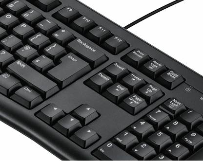 Logitech MK120 USB KEYBOARD and MOUSE COMBO /SET Wired USB, PS2, Smart Connector Standard Multi-device Keyboard Compatible with Desktop, Laptop, Mac