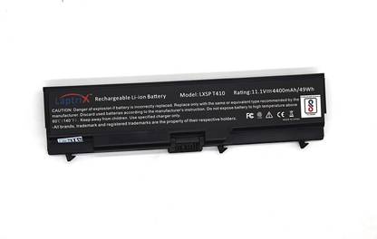 Laptrix Laptop Battery Compatible for Lenovo ThinkPad T410 L412 L420 L520 T520 42T4708 42T4709 57Y4186 42T4799 6 Cell Laptop Battery