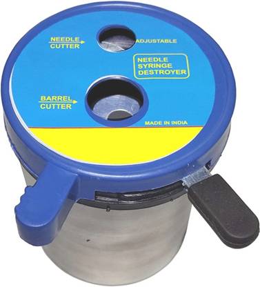 AMAZECARE Manual Needle Syringe Destroyer Hub Cutter Needle Burner