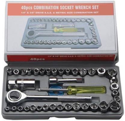 soniry 40 Pcs Socket Tool Kit Socket Set