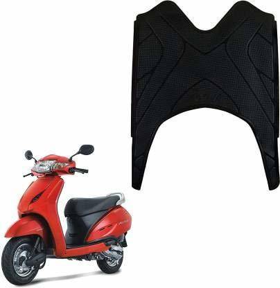 M MOD CON Honda Activa 6G Foot Mat Black Honda Activa 6G Two Wheeler Mat