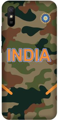 ThePrintlink Back Cover for Redmi 9A (Indian team logo, Indian army logo, cases cover