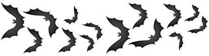Stencils for Walls Halloween Bat Border Stencil-(Size 9Ãâ¬ÂW X 2.25Ãâ¬ÂH) Reusable Wall Stencils For Painting & Holiday Projects-Use On W