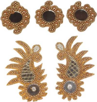Dealx aari work patch mango design combo of 5
