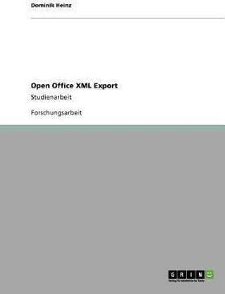 Open Office XML Export