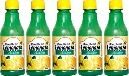 Brewkart Lemonaza Lemon Juice Concentrate Pack of 5