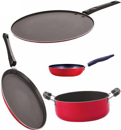 NIRLON FT12_CVG_ST12_CS24 Non-Stick Coated Cookware Set