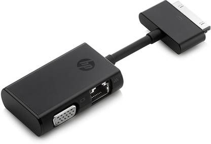 HP VGA Cable 2 A 0.15 m Dock Connector to Ethernet & VGA Adapter for EliteBook Folio Ultrabooks