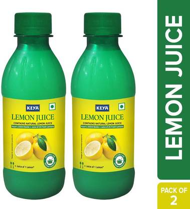 keya Lemon Juice Concentrate 250 ml, Pack of 2