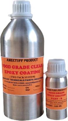 Ameetuff Food Grade Clear EPOXY Coating (Two Pack System): Epoxy Floor Coating Paint
