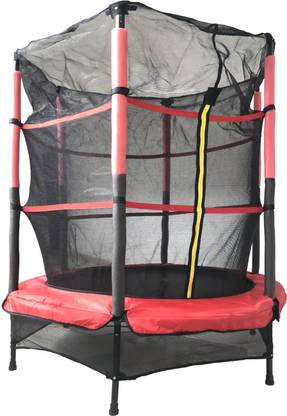 DOLPHY Jumping Trampoline for Kids Indoor/Outdoor Multi Child Trampolines (54 inch with Net)
