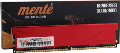 Mente Heatsink DDR4 16GB 3200MHz Gaming RAM DDR4 16 GB (Dual Channel) PC SDRAM (RHS-DDR416G_2)