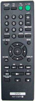 BhalTech RMT-D187P DVD Remote Control Compatible with DVD  Sony Remote Controller