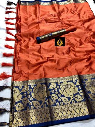 Self Design Bollywood Cotton Silk Saree