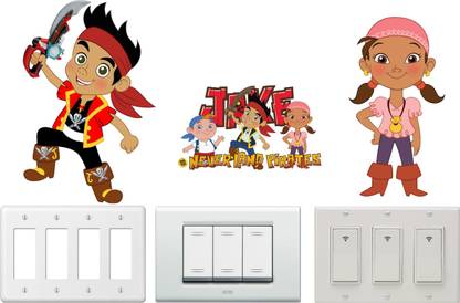 AK WALL STICKERS 30 cm jake and the neverland pirates SWITCH STICKER Self Adhesive Sticker