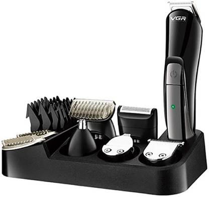 Vgr Navigator V-012 Cord & Cordless 6 in 1 Grooming Kit 120 min  Runtime 10 Length Settings