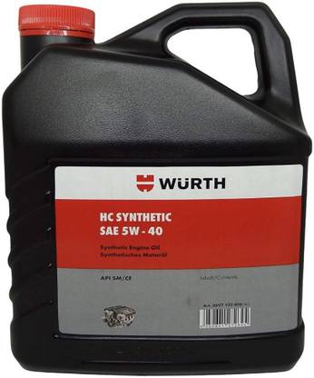 wuerth 5W40 Api Sm Synthetic Engine Oil for Car(3. 5 L) 5W40 Api Sm Synthetic Engine Oil for Car(3. 5 L) Full-Synthetic Engine Oil