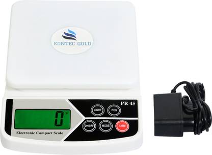 KONTEC GOLD 1G TO 10KG KITCHEN SCALE Weighing Scale (PR-45) Weighing Scale