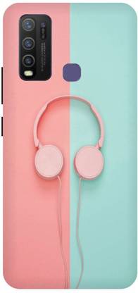 Zaplab Back Cover for Vivo Y30, Vivo 1938 Headphone Music Printed Back Cover