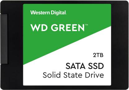 WD WD Green 2 TB Desktop Green SATA III Internal Solid State Drive (SSD) (WDS200T2G0A)