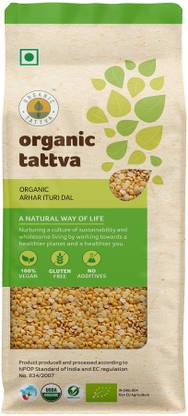Organic Tattva Toor/Arhar Dal (Split)