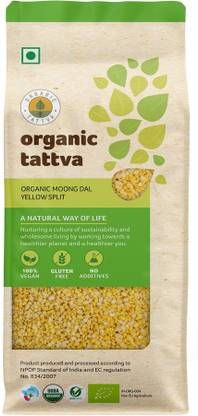 Organic Tattva Yellow Moong Dal (Split)