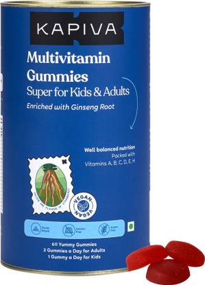 Kapiva Multivitamin Gummies for kids and adults – 60 Gummies