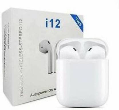 NITBUDDY Premium TWS I12 Wireless Twins Bluetooth headset with charging case N21 Bluetooth