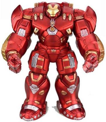 NKB 9 inches Avengers Hulk Buster Moving Robot Toy with Lights and Sound