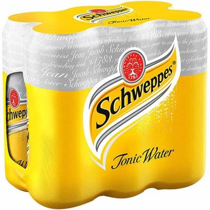 Schweppes Yellow -Tonic Water Pack of 6 Can