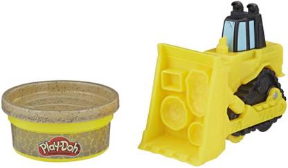 PLAY-DOH Mini Bulldozer with Stone Colored Compound