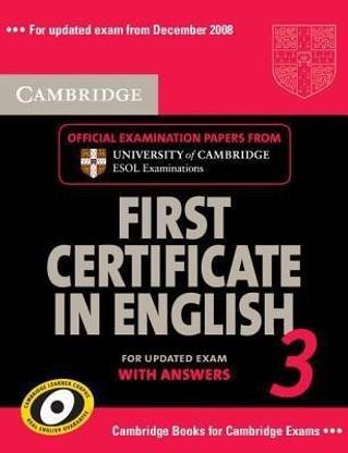 Cambridge First Certificate in English 3 for Updated Exam Student's Book with answers