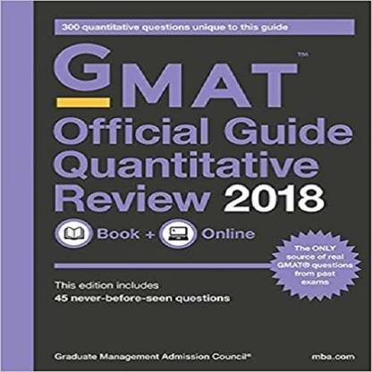GMAT Official Guide 2018 Quantitative Review: Book + Online