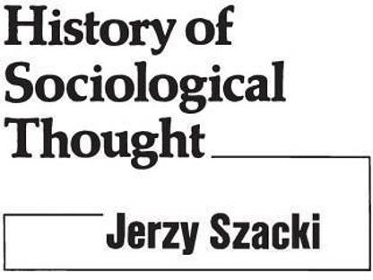 History of Sociological Thought