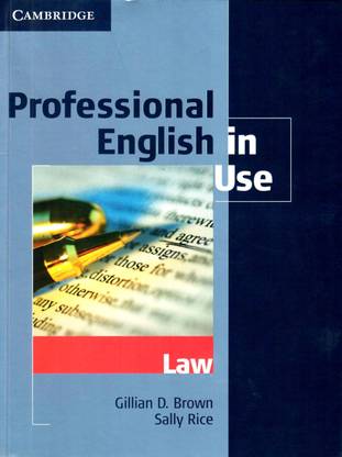 Professional English in Use, Law (South Asian Edition)
