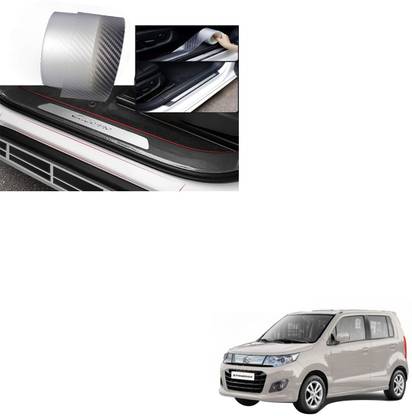 SEMAPHORE Anti-Scratch Anti-Collision Adhesive Car Door Edge Guard Protector Strip Scuff Plate Protectors Carbon Clear Tape 5 cm Width x 5 Meter Length Car Pet Door Protector