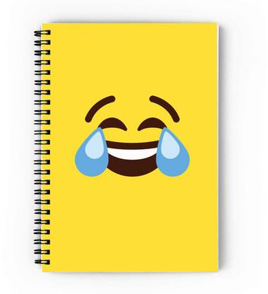 epheriwala Laughing Emoji A5 Diary Ruled 160 Pages