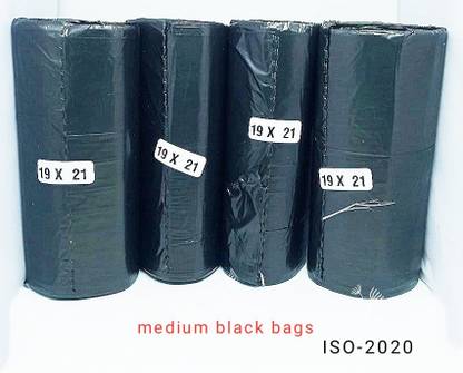 BRUZZLINE Four bags roll Medium 13 L Garbage Bag  Pack Of 120