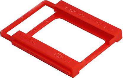 XBOLT 2.5 to 3.5inch SSD to HDD Mounting Adapter Bracket Plastic Hard Drive Holder Red SSD HDD Notebook Mounting Tray Caddy Bay Bracket. 3.5 inch SSD and hard drive case for desktop