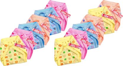 Babcon Baby Nappy (Langot) (Cloth Diaper), 12 Piece, Hosiery Soft Fabric, 0 - 6 Months