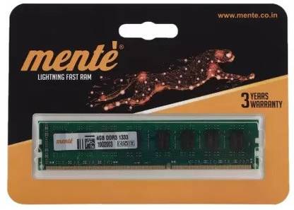 Mente DESKTOP DDR3 4 GB (Triple Channel) PC (DDR3 4 GB PC)