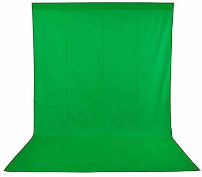 WON Green Backdrop Background Accurate 8 x12 FT for Chromakey Live Stream Video Recording Editing Gaming Kine Master MX takatak YouTube Video Shooting Reflector