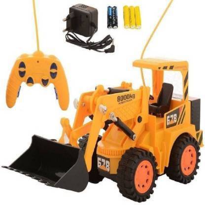 RCND Remote Controlled Jcb With Charger Adapter (Yellow)