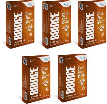 RUBICON BOUNCE Mini Lozenge 2mg | Cinnamon Flavour, Sugar Free | Helps Quit smoking | 50 count Smoking Cessations